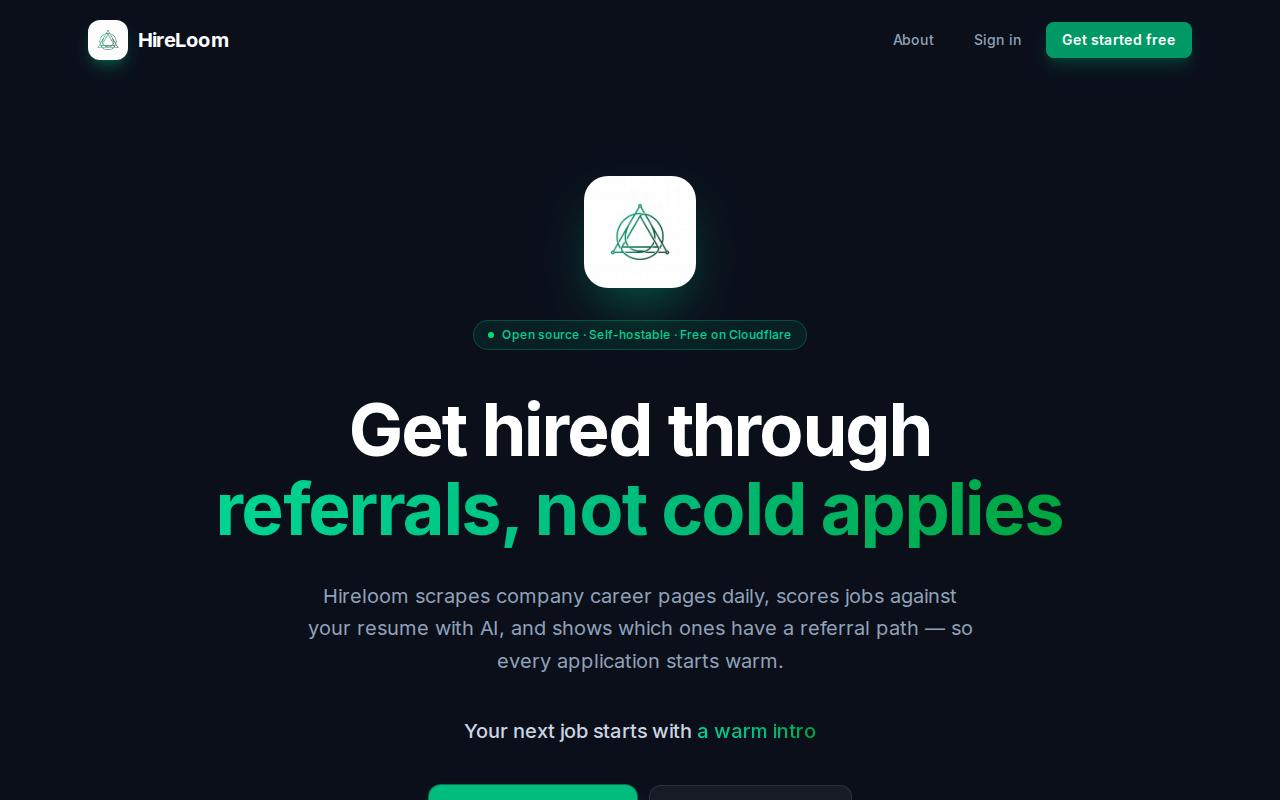 HireLoom screenshot