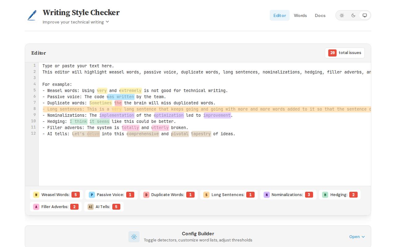 WSC screenshot
